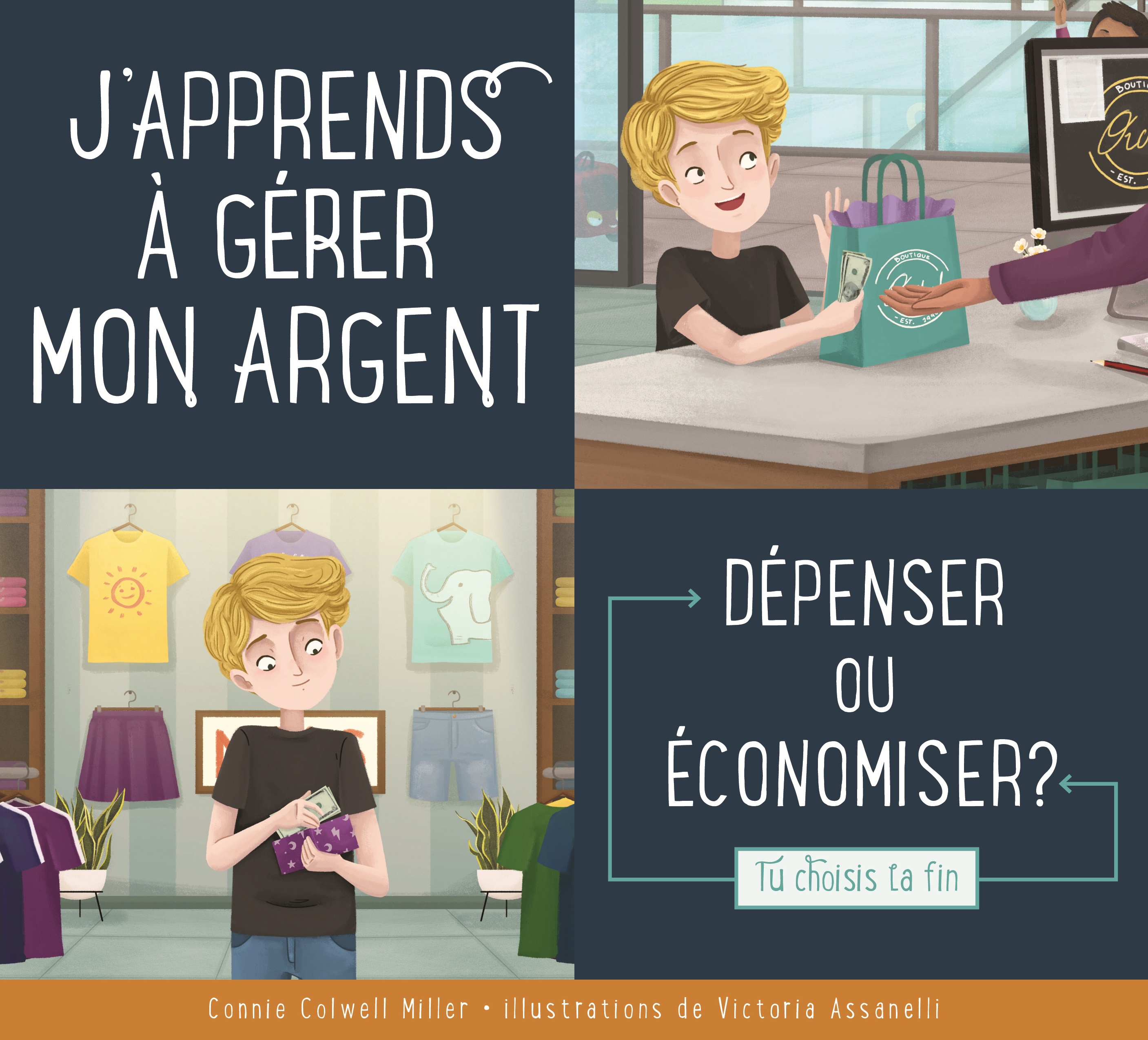 Cover Art for J'apprends à gérer mon argent : dépenser ou économiser?